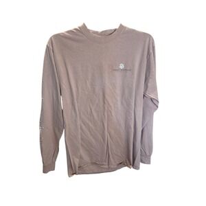 Simply Southern Stay Pawsitive Golden Retriever Dog Long Sleeve Shirt Mauve M